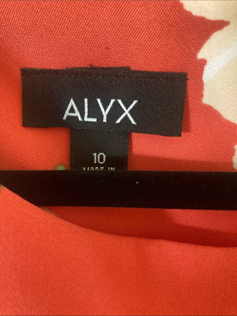 ALYX Coral Pink Floral Sleeveless Mini Dress - Picture 2 of 4